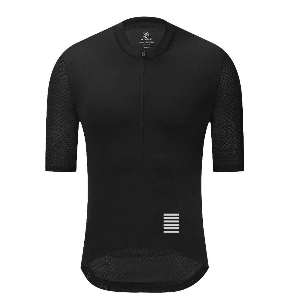 YKYWBIKE Men Cycling Jersey Short Sleeve Reflective Summer MTB Maillot Shirt Downhill Jersey Pro Team Mountain Bicycle Clothing-WAYBIKER