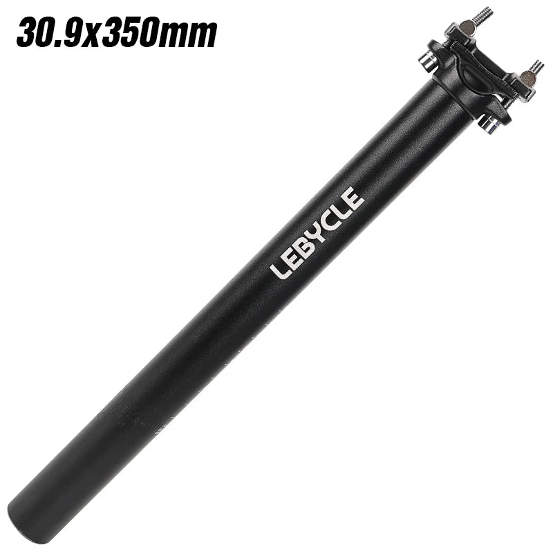Lebycle MTB bike Aluminum Alloy dull polish Double Nails Seat Post 25.4-31.6mm*350mmTube bike parts-WAYBIKER