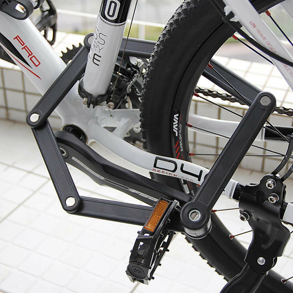 Folding Lock Anti Security  for Bikes (Mounting Cage Included)-WAYBIKER