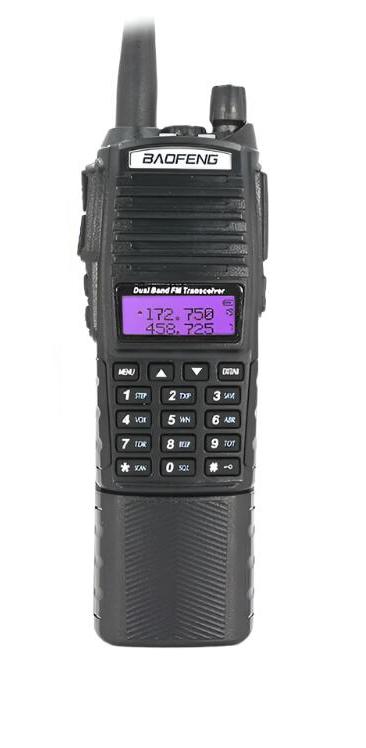 Baofeng Walkie Talkie 2 Way Ham radio comunicador UV 82 Dual PTT 8W 5W 10KM Dual Band UV-82 UHF VHF UV82 UV 5R 9R 13 UV16 Radios-WAYBIKER