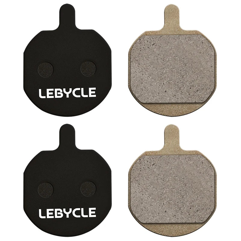 Lebycle 2Pairs High-Quality MTB Bike Resin Semi Metal Brake Pads Universal Hydraulic brake-WAYBIKER