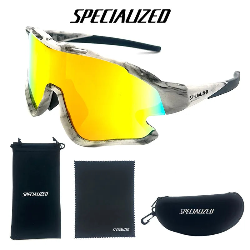 SPECIAUZED Mirror MTB Cycling Sunglasses Sport Eyewear Men Women Youth UV400 Lens Glasses Bicycle Goggles Running Hiking Ski-WAYBIKER
