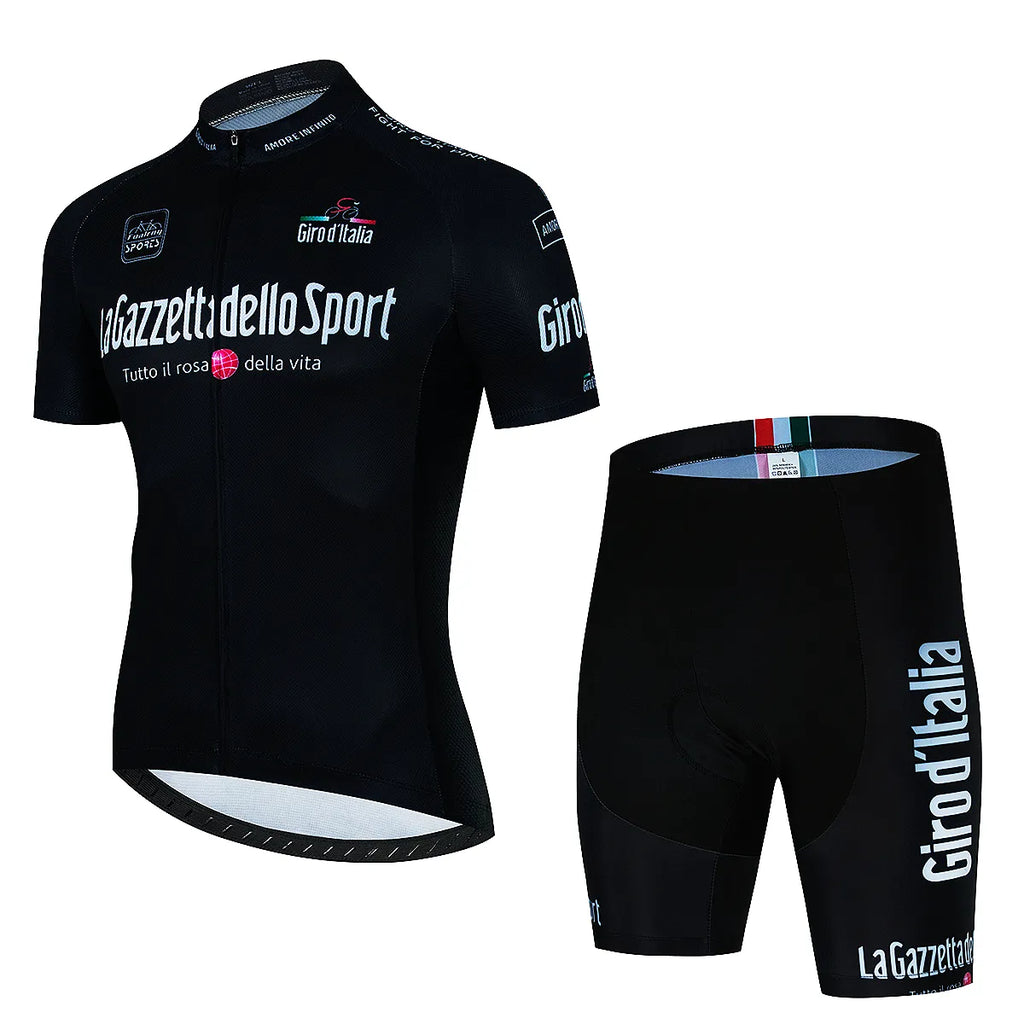 Tour De Giro D'ITALIA Cycling jersey Sets Mens Cycling Clothing Summer Short Sleeve Quick-dry MTB bike suit Ropa Ciclismo Estivo-WAYBIKER