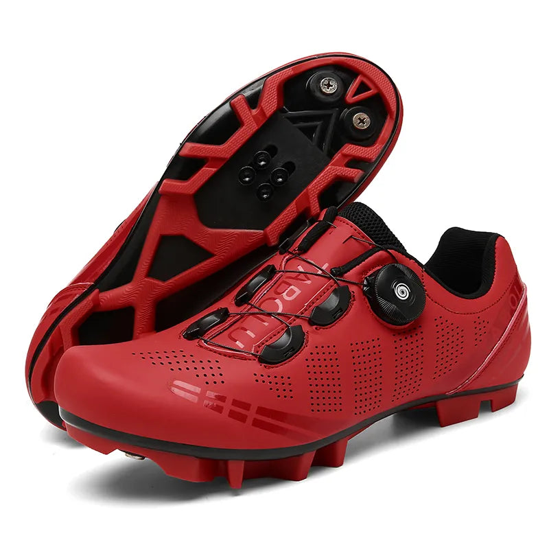 Cycling Shoes MTB Men Self-Locking Road Bike Shoes Speed Sneakers Racing Riding Boots Women SPD Pedal Mountain Bicycle Footwear-WAYBIKER