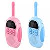 2 Pack Walkie Talkies for Kids Children's, Walkie Talkies for Kids  Radio Toy with Backlit LCD Flashlight, 3 KM Range Outside-WAYBIKER