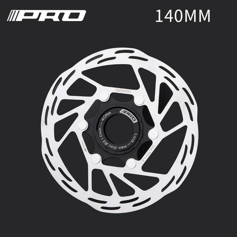 IIIPRO Bicycle Hydraulic Disc Brake Rotor 140/160/180/203mm Center Lock Rotor Mountain Bike Brake Rotor With Lock Ring-WAYBIKER
