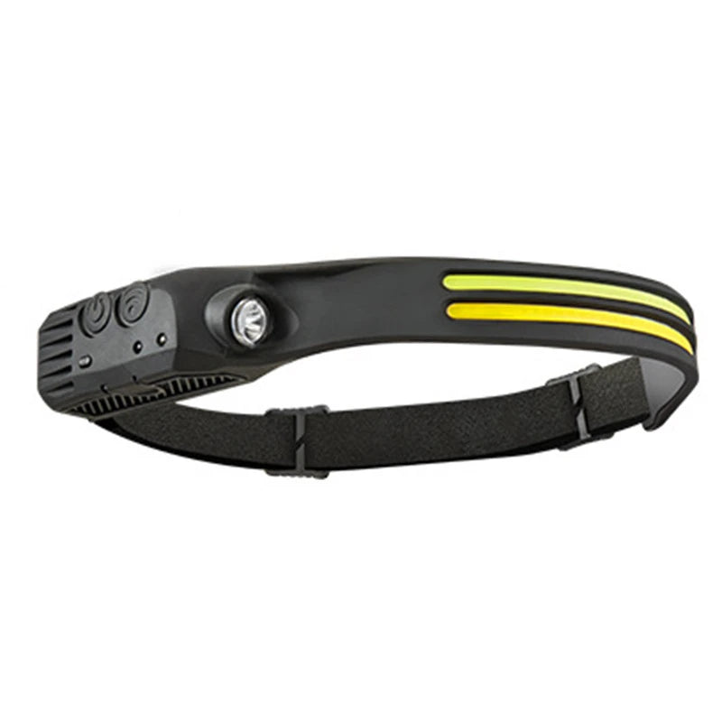Headlamps Outdoor LED USB Rechargeable Running Headlamp 230 Degree Illumination Waterproof Head Flashlight Cycling Head Light-WAYBIKER