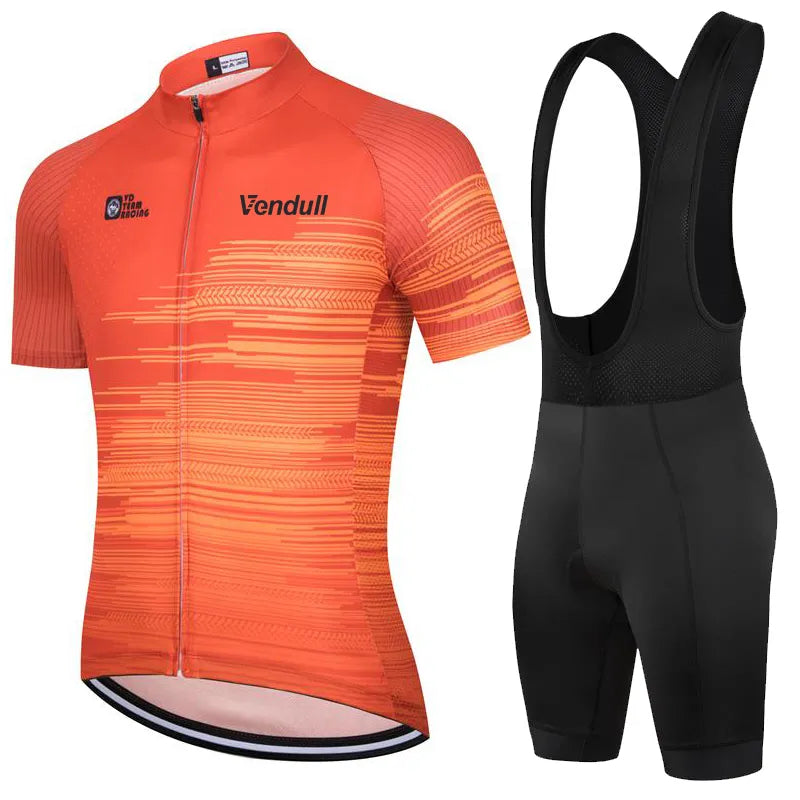 2023 Pro Cycling Jersey Set Summer Cycling Wear Mountain Bike Clothes Bicycle Clothing MTB Bike Cycling Clothing Cycling Suit-WAYBIKER