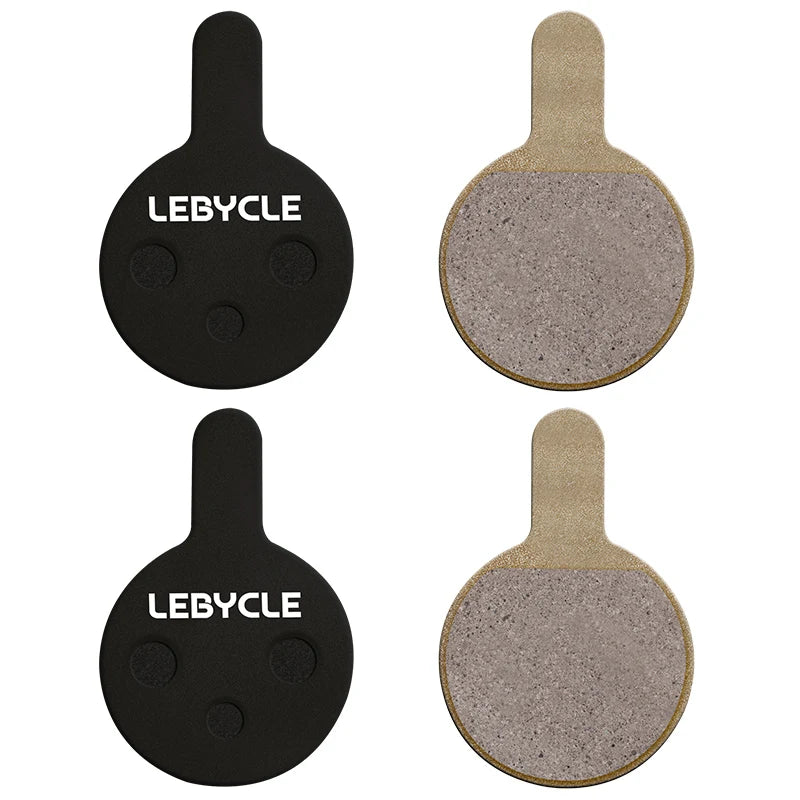 Lebycle 2Pairs High-Quality MTB Bike Resin Semi Metal Brake Pads Universal Hydraulic brake-WAYBIKER