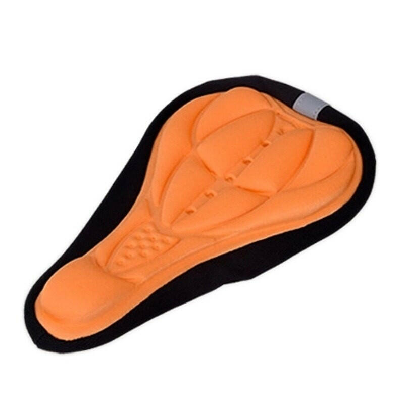 Cycling Bike 3D Silicone Gel Pad Seat Saddle Cover Soft Cushion Bicycle Seat Sillin Bicicleta Carretera Reduce Bump Relieve Pain-WAYBIKER