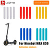 4pcs/set New Front Rear Wheel Cover Eflective Sticker for Ninebot Max G30 Electric Scooter Warning Dustproof Reflective Sticker-WAYBIKER