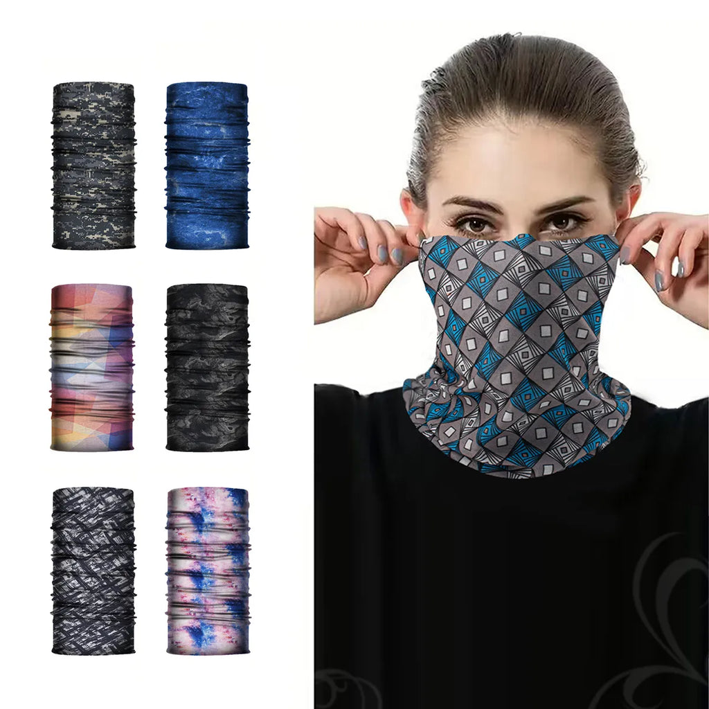 Outdoor Sports Cycling Scarf Breathable Sunscreen Headscarf Magic Headband Scarf Cycling Mask Neck Cover For Men and Women-WAYBIKER