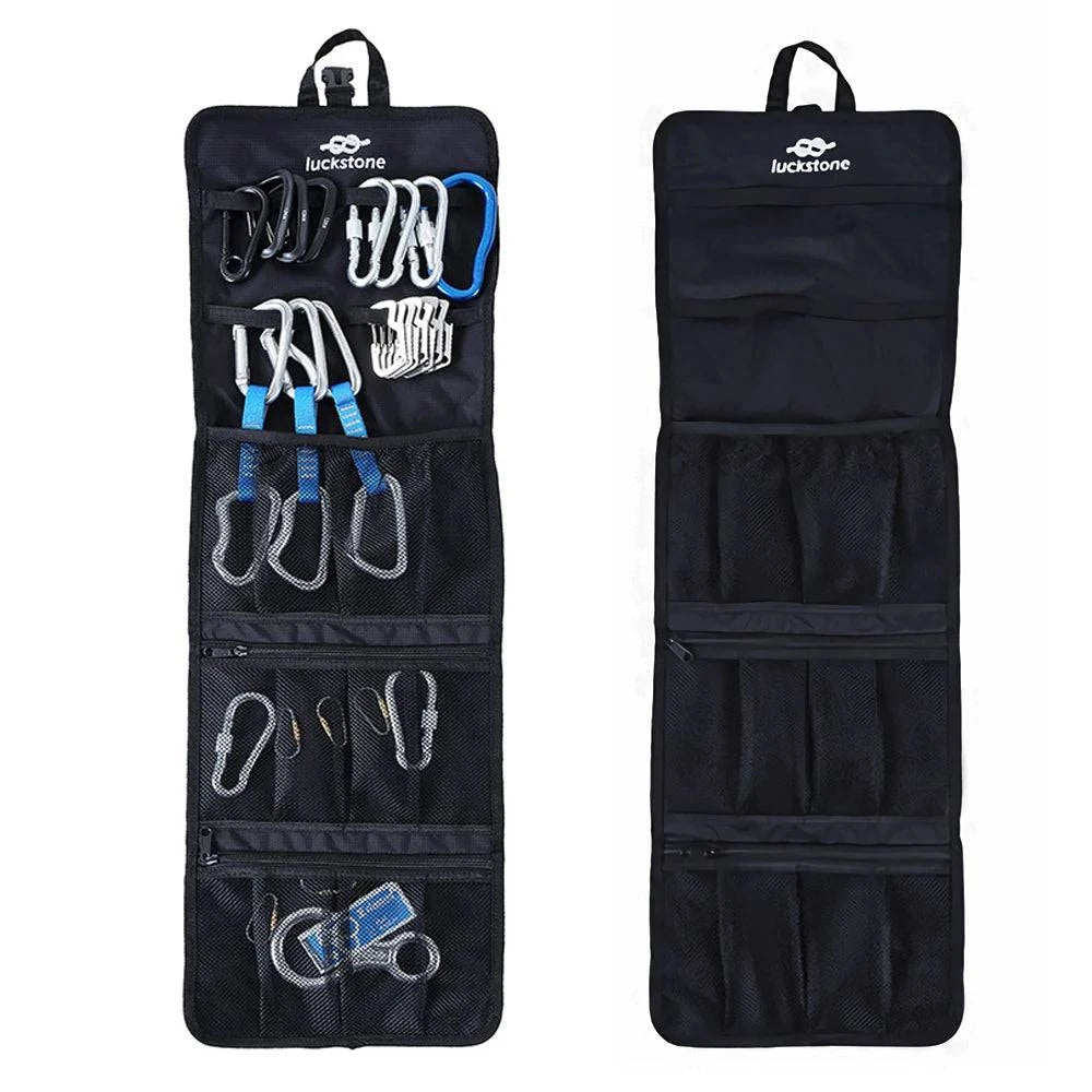 Climbing Quickdraw Hanging Storage Bag Climbing Gear Organizer Bag Small Tools Organizer Pouch-WAYBIKER