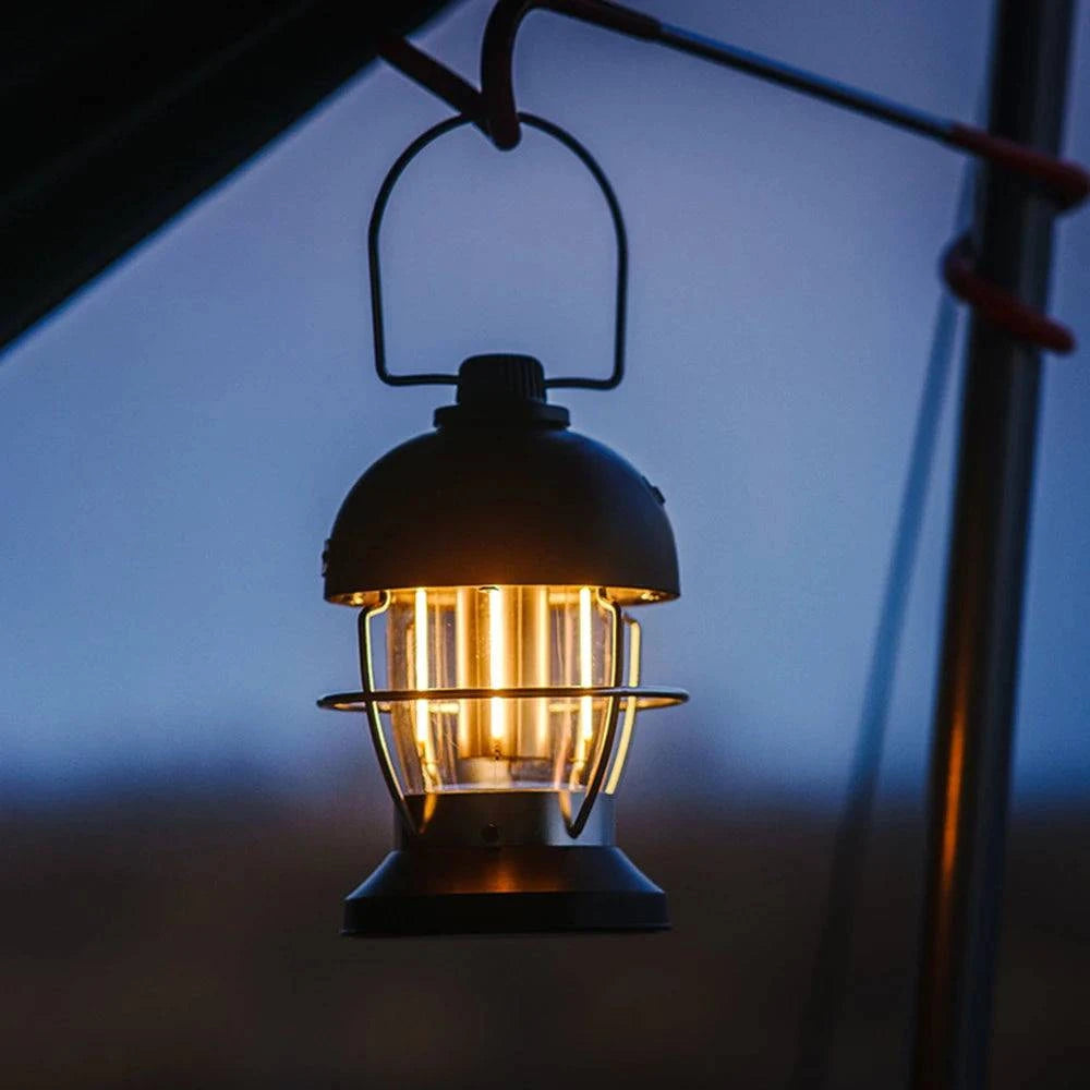 Outdoor Hanging Light Lamp USB Rechargeable Camping Lantern LED Tent Light for Garden Yard Patio Porch Camping Equipment 2022-WAYBIKER