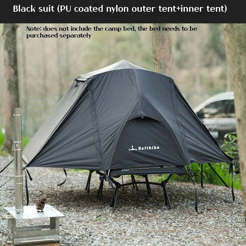 Difeike customer exposed camping beds, tents, single person hiking tents, lightweight overnight shelter for rain protection-WAYBIKER