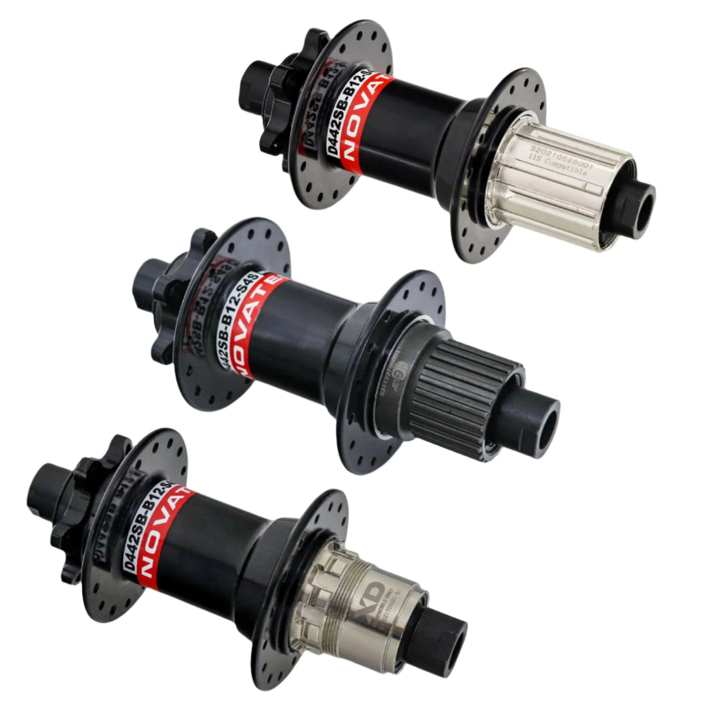Novatec D442SB-B12 Boost 148mm x 12mm Thru Axle 142x12mm 32-hole 6-bolt Rear XD Micro Spline hub-WAYBIKER
