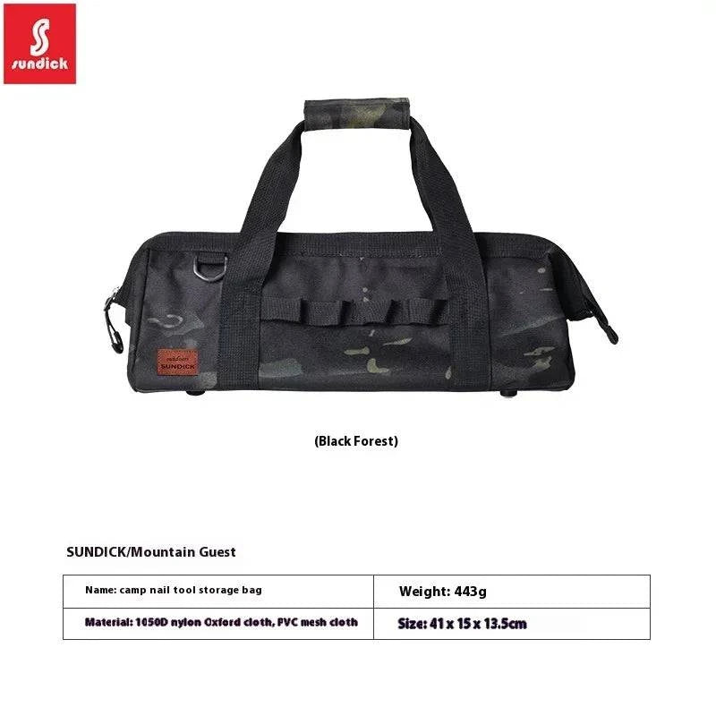 SUNDICK Outdoor camping tent accessories portable camping nail hammer storage waterproof and wear-resistant debris storage bag-WAYBIKER