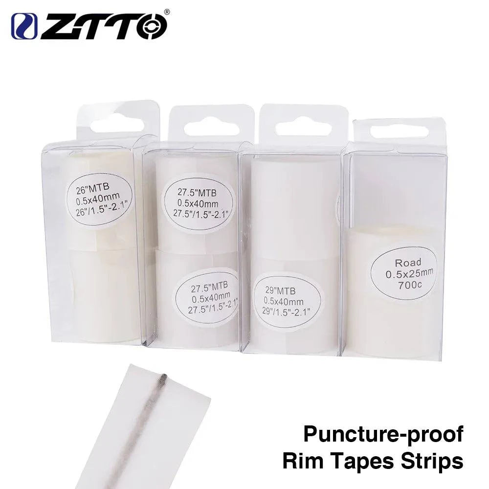 ZTTO 2pcs Mountain Road Bike Puncture-proof Rim Tapes Strips For 26 27.5 29 Inch Inner Tube Tyre 650B 700c Protection Pads-WAYBIKER