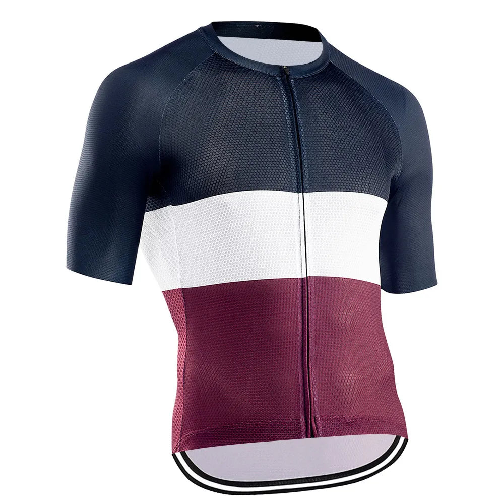 Cycling Jersey Men Mountain Bike Jersey MTB Bicycle Shirts Short Sleeve Road Tops  Quick Dry-WAYBIKER