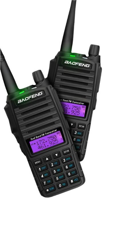 Baofeng Walkie Talkie 2 Way Ham radio comunicador UV 82 Dual PTT 8W 5W 10KM Dual Band UV-82 UHF VHF UV82 UV 5R 9R 13 UV16 Radios-WAYBIKER