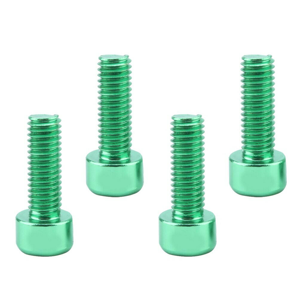 4 Pcs/Set Bicycle Water Bottle Cage Bolts Holder Screws Hex Socket Screws M5 Aluminum Holder Bolts MTB Road Bike Accessories-WAYBIKER