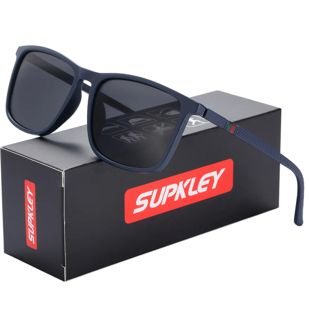 SUPKLEY Men's Polarized Sunglasses Driver Driving Fishing Sunglasses Outdoor Cycling Sports Glasses UV400 Eyewear Accessory-WAYBIKER