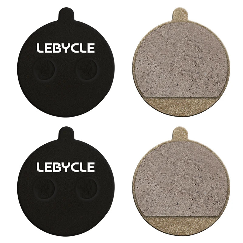 Lebycle 2Pairs High-Quality MTB Bike Resin Semi Metal Brake Pads Universal Hydraulic brake-WAYBIKER