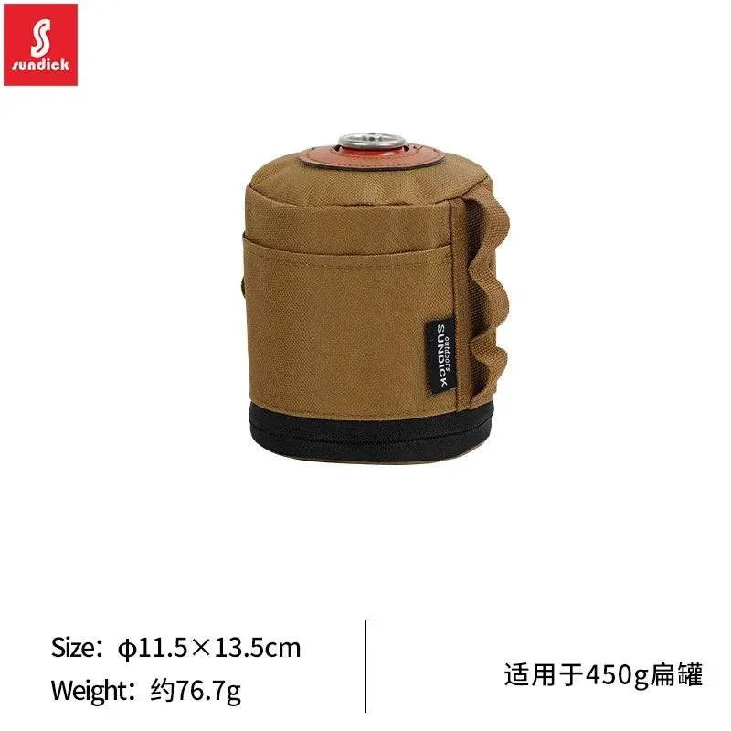 SUNDICK Camping 230 Gas Cylinder Cover Protective Cover Insulation Cover Anti Fall Picnic Long Gas 450 Gas Cylinder Storage Bag-WAYBIKER