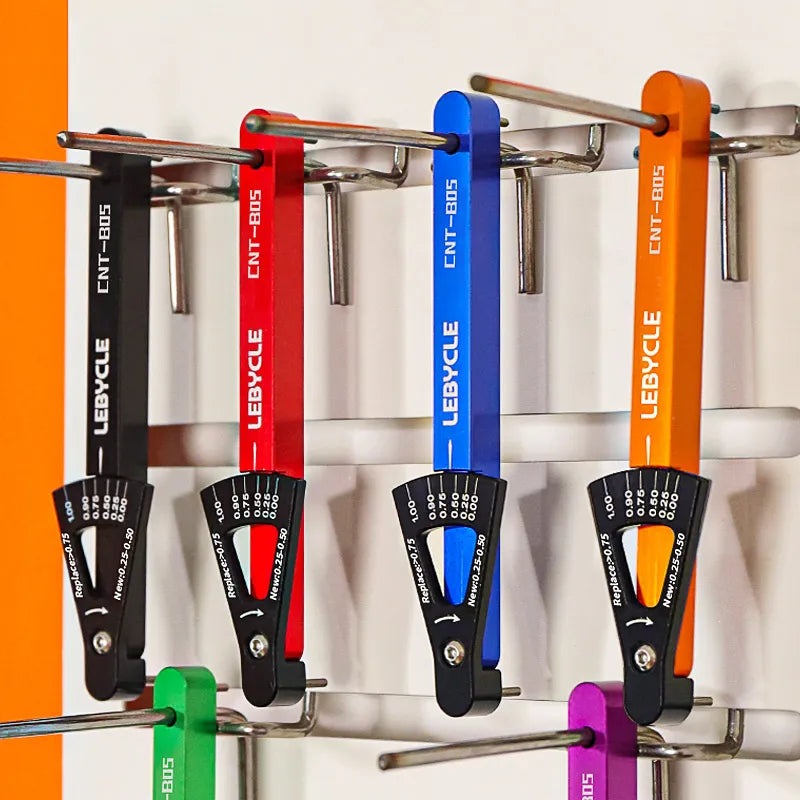 Lebycle MTB Bicycle Chain Wear Indicator Measurer Links Checker Aluminum Alloy Road Bike Repair Accurate Tools-WAYBIKER