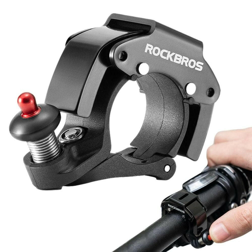 Stainless Bicycle Bell Ring MTB Cycling Horn Bike Handlebar Bell Crisp Sound Horn for Bicycle Safety Bike Accessories-WAYBIKER