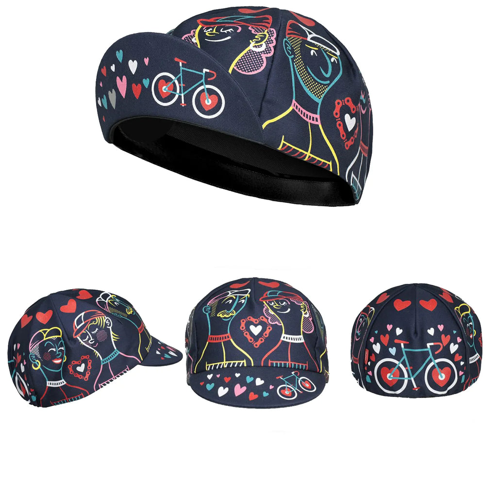 Lovers Classics Bike Hat Men & Women Cycling Cap Blue Summer Breathable Quick Dry-WAYBIKER