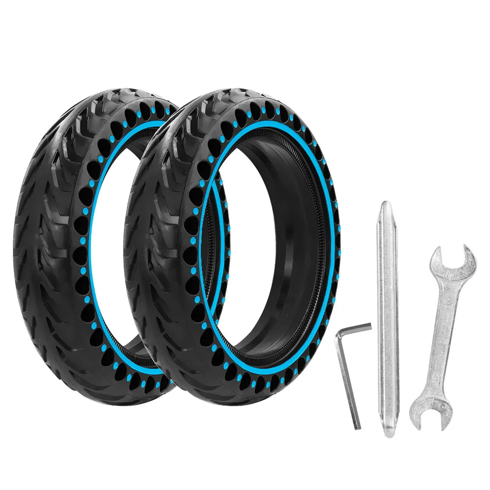 8.5x2 Solid Rubber Tire 8.5 Inch Honeycomb Tyre for Electric Scooter Xiaomi M365 Pro Pro2 1S MI3 Front Rear Wheels Fast Shipping-WAYBIKER