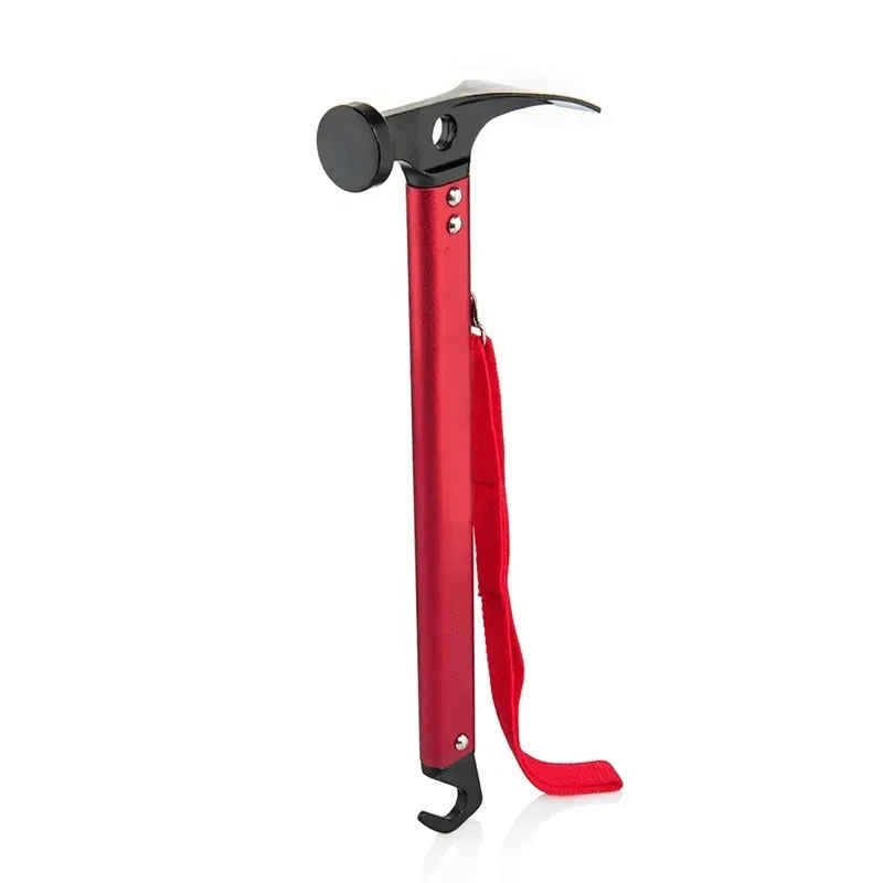 Camping Hammer Stainless Steel Copper Outdoor Tent Peg Stake Mallet with Stake Puller Grond Nail Mountaineering Hiking-WAYBIKER