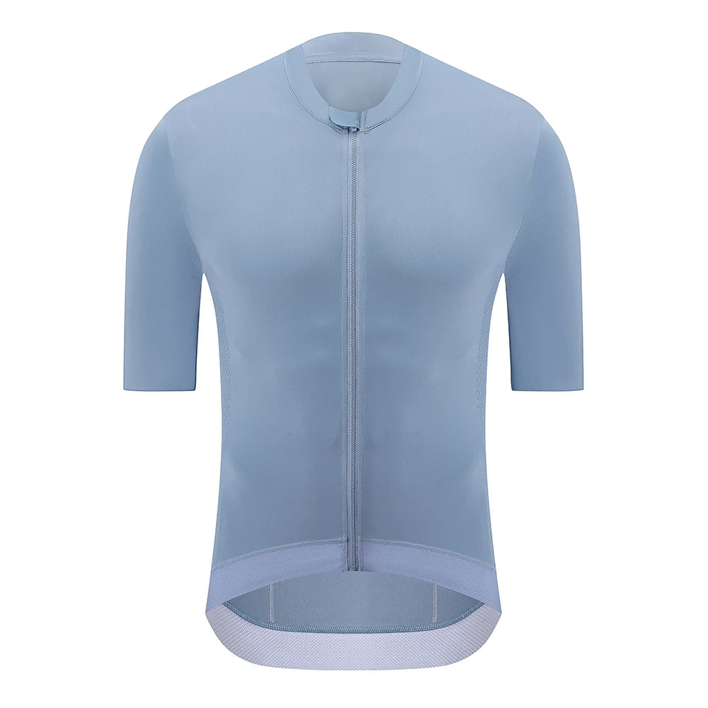 HISERWA Men Cycling Jersey Short Sleeve Summer Bicycle Jersey Road Bike Cycling Clothing Breathable Pro Team MTB Maillot Shirt