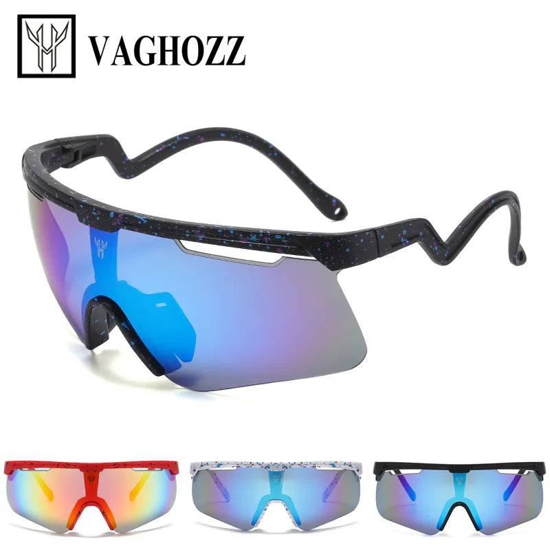 VAGHOZZ BRAND Outdoor Cycling Glasses Men Women Sport Sunglasses Mtb Bike Bicycle Eyewear Hiking Goggles Fishing Sun Eyeglasses-WAYBIKER