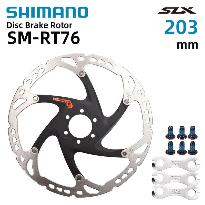 Shimano Deore XT RT86 SLX RT76 RT66 RT56 RT26 Bike Brake Disc 6 Bolt Rotors for MTB Mountain Bicycle Disc 160MM 180MM 203MM-WAYBIKER