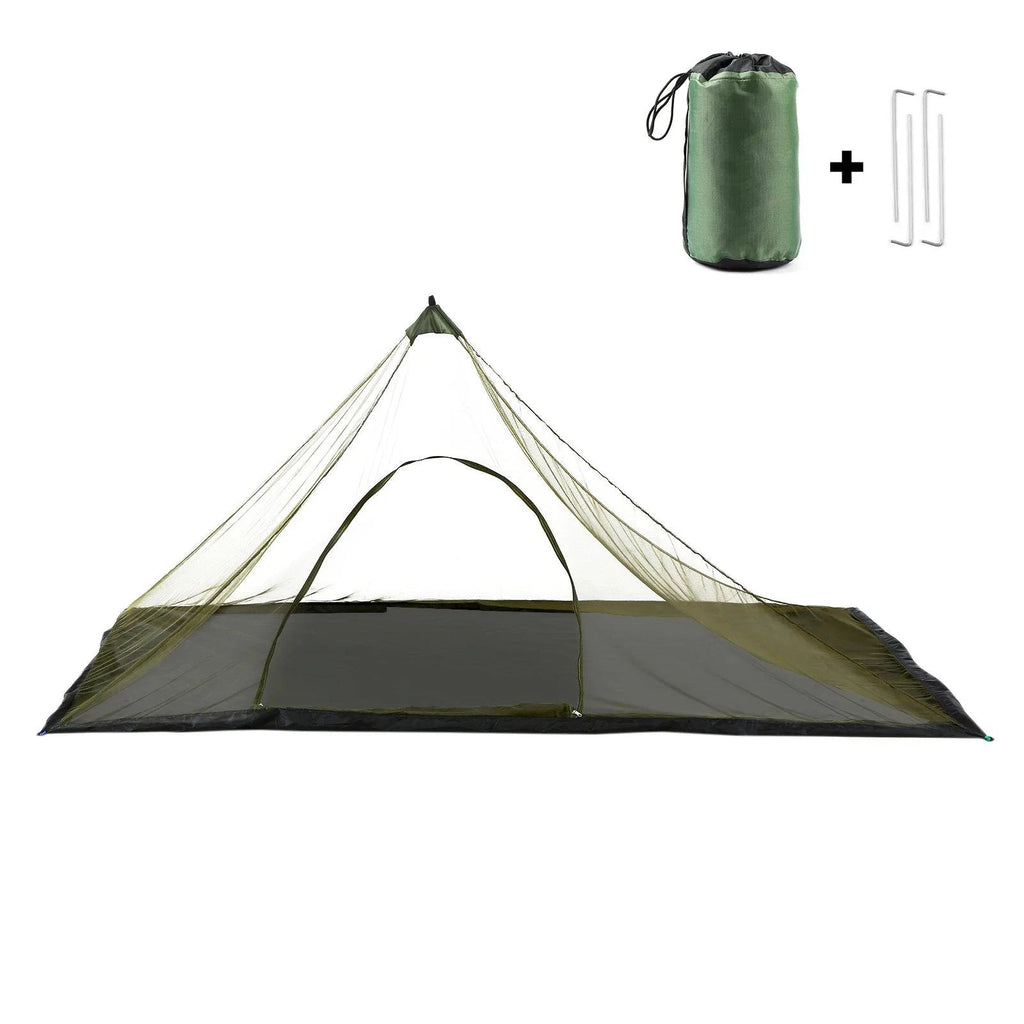 Camping Tent with Carry Bag Water Resistant Outdoors Mesh Tent For Backpacking Hiking Camping Fishing-WAYBIKER