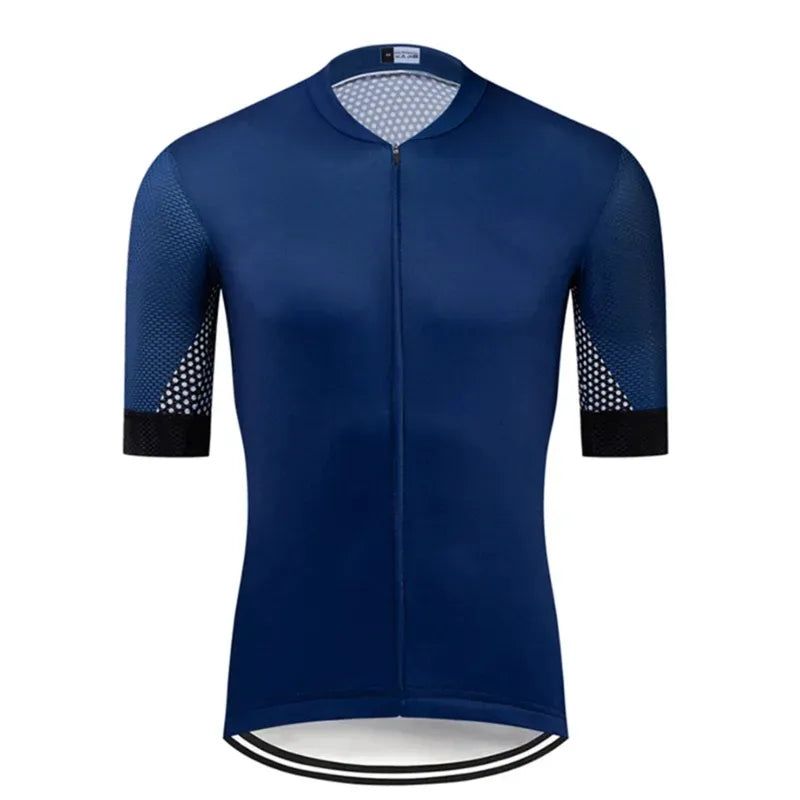 Stripes Breathable Mountain Short Sleeve Road Bike Jersey Men Cycling 2021 Bicycle Jersey Maillot Ciclismo-WAYBIKER