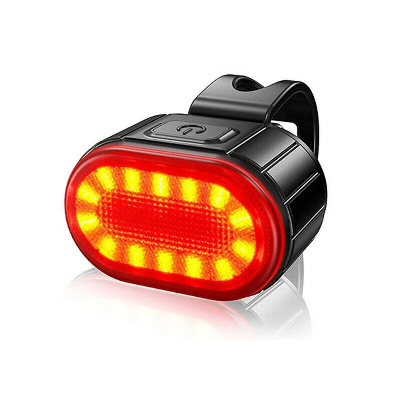 Cycling Taillight Headlight Bicycle Lights Bike Safety Warning Light LED USB Rechargeable Waterproof-WAYBIKER