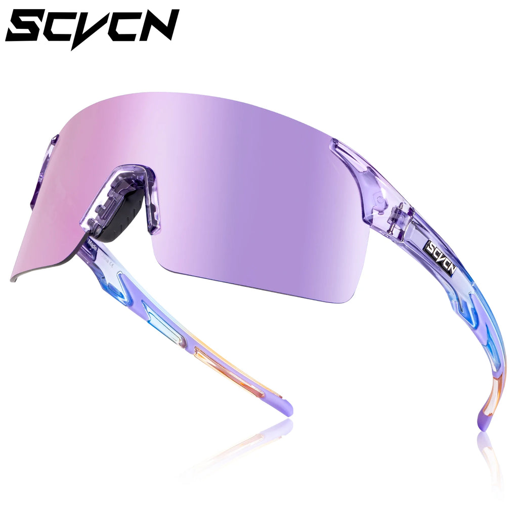SCVCN Outdoor Anti Fog Photochromic Sunglasses Men Road Anti-fog Cycling Glasses Bicycle Women Bike MTB UV400 Sports Eyewear