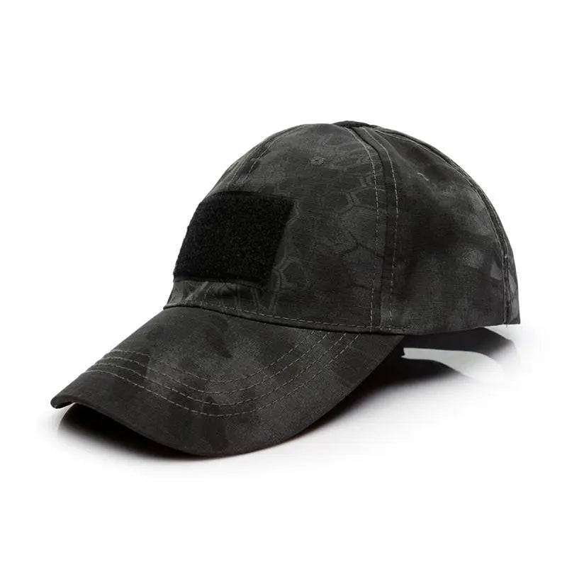Unisex Outdoor Tactical Military Army Camo Adjustable Baseball Cap Camouflage Men Women Snapback Hat For Cycling Hiking Fishing-WAYBIKER