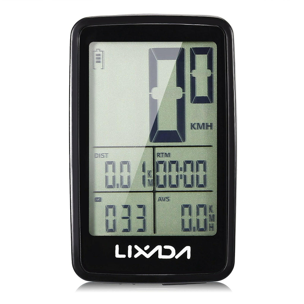 Lixada Bike Computer USB Rechargeable Wireless Bike Cycling Computer 11 Functions Bicycle Speedometer Odometer BKV-1206-WAYBIKER