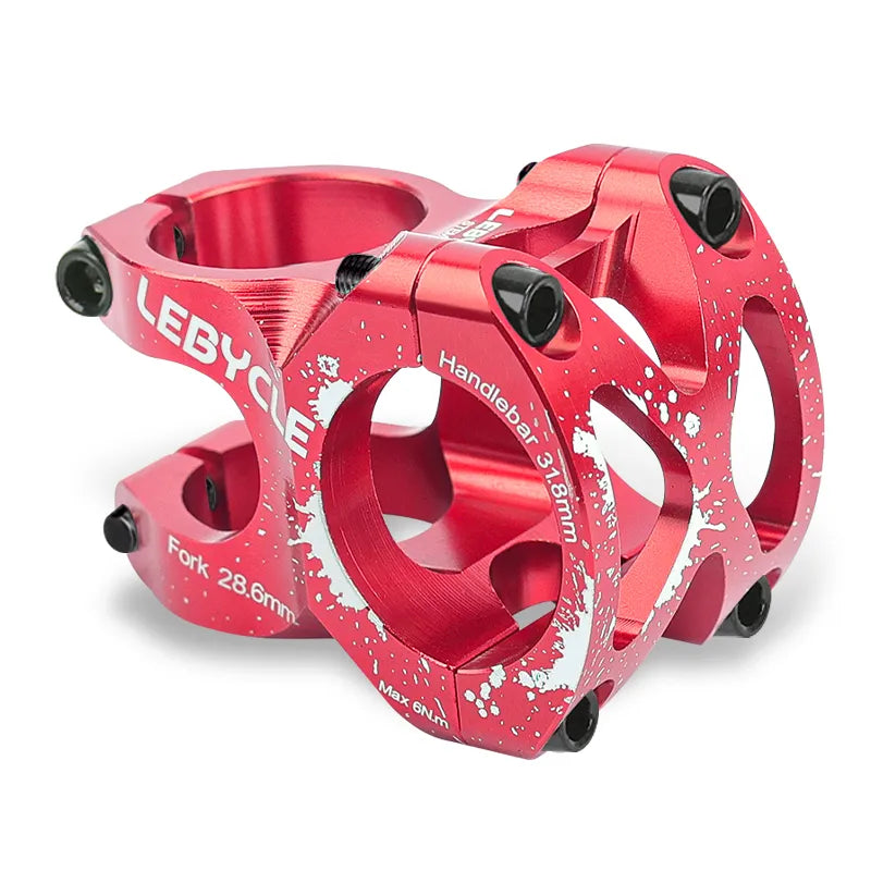 Lebycle Mountain Road Bike Aluminum Alloy CNC Stem Bicycle Handlebar Bike Parts 31.8x35mm Bicycle Handlebar Stem-WAYBIKER