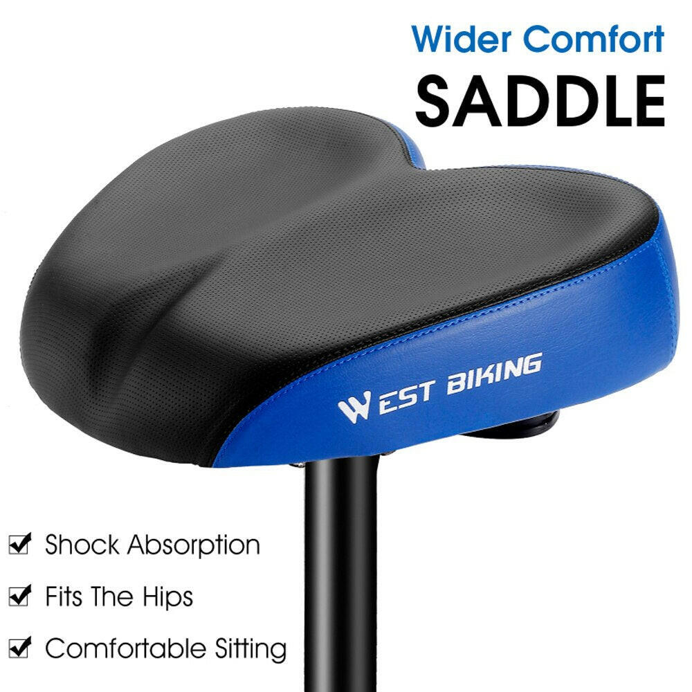 Cycling Ergonomic Bicycle Saddle Soft Widen Thicken Road Bike Cushion Long Distance Riding Comfortable Shockproof Bike Seats-WAYBIKER