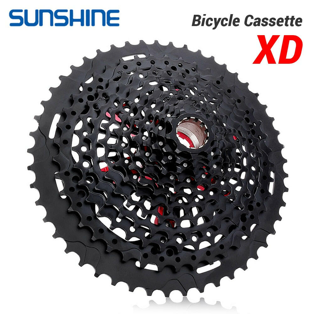 SUNSHINE XD Structure Bicycle Cassette 12 Speed 9T-50T Black Mountain Bike Freewheel 12V for Sram XD freehub GX EAGLE XX1 X01-WAYBIKER