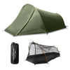 2 Person Camping Tent Outdoor Tents Waterproof Summer Beach Tent For Camping Biking Hiking Muntaineering Fishing-WAYBIKER