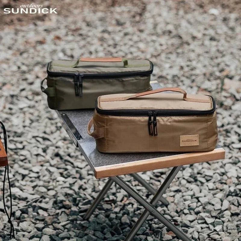SUNDICK Outdoor Picnic Tableware Cups And Utensils Storage Bag Stove Head Gas Cylinder Storage Bag Handheld Sorting Bag-WAYBIKER