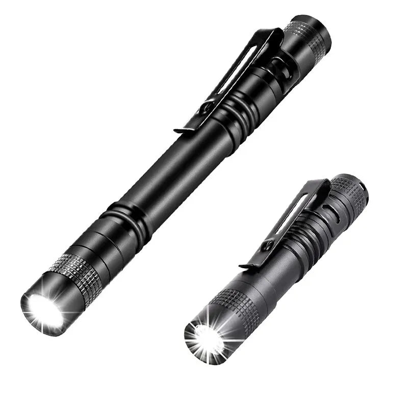 Mini Portable LED Pen Light Pocket Ultra Bright High Lumens Handheld Flashlight Linterna Torch For Camping Outdoor Emergency