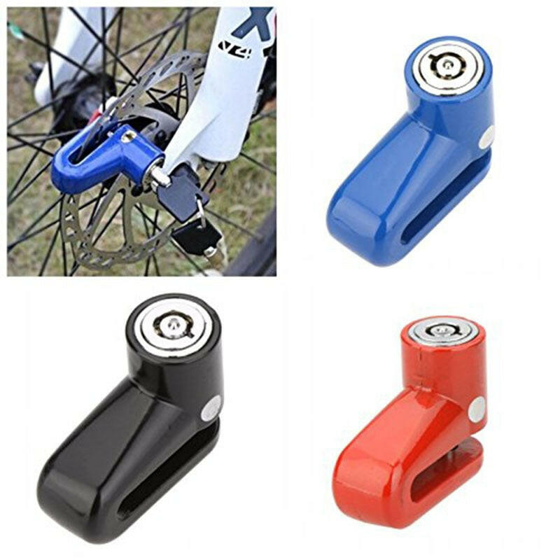 Anti-theft Brake Disc Disk Rotor Safety Lock 7mm for Motorcycle Scooter Bike Steel Road Brake Disc Brake Wheel Lock Mountain