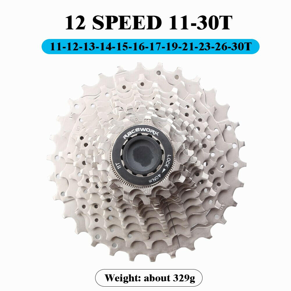 RACEWORK Road Bike 11 Speed Cassette 28/32/34T Bicycle 12S Freewheel Gold Silver Rainbow Flywheel For Shimano 105 R7000 R8000-WAYBIKER